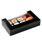 KOYTI Large Black Box with Window 22x13x4.5 cm