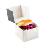 ΚΟΥΤΙ Single Burger Box GREY 20x10x8.5 cm