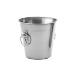 Κουβαδάκι πάγου κρίκος inox Φ14.5cm