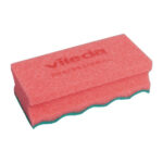 Vileda® Puractive σπόγγος που δεν χαράζει με λαβή ροζ 8,5x13,5cm